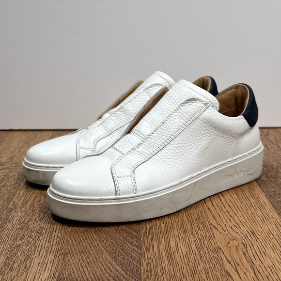 Russell & Bromley Dream Pebble Leather Slip On Laceless Sneakers Womens 37 US 6 - Picture 2 of 12